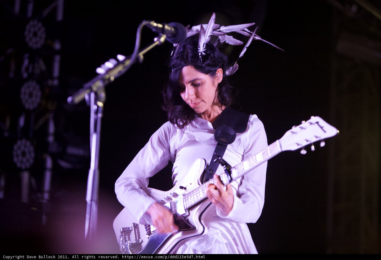 PJ Harvey Rocks Coachella with Electric Guitar