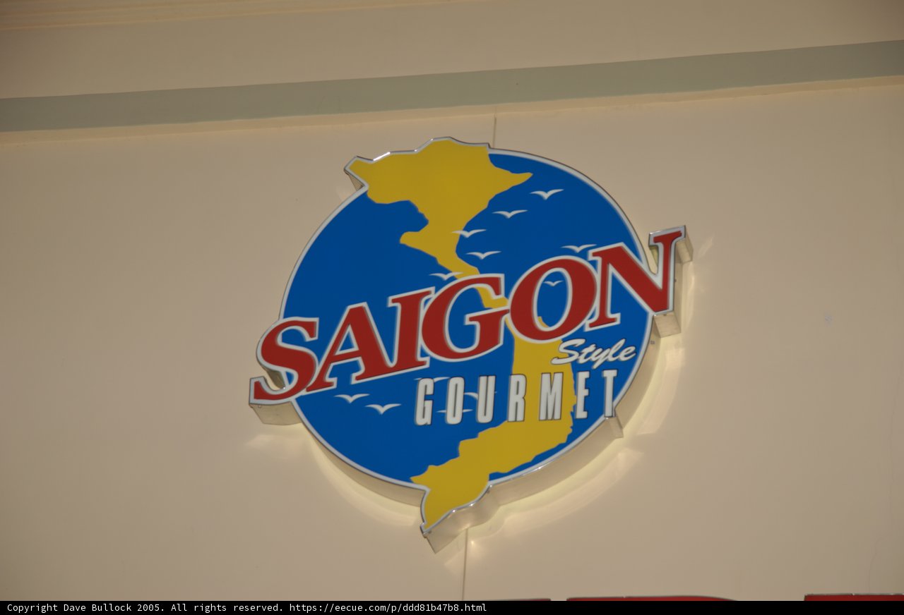 Saigon Restaurant Sign