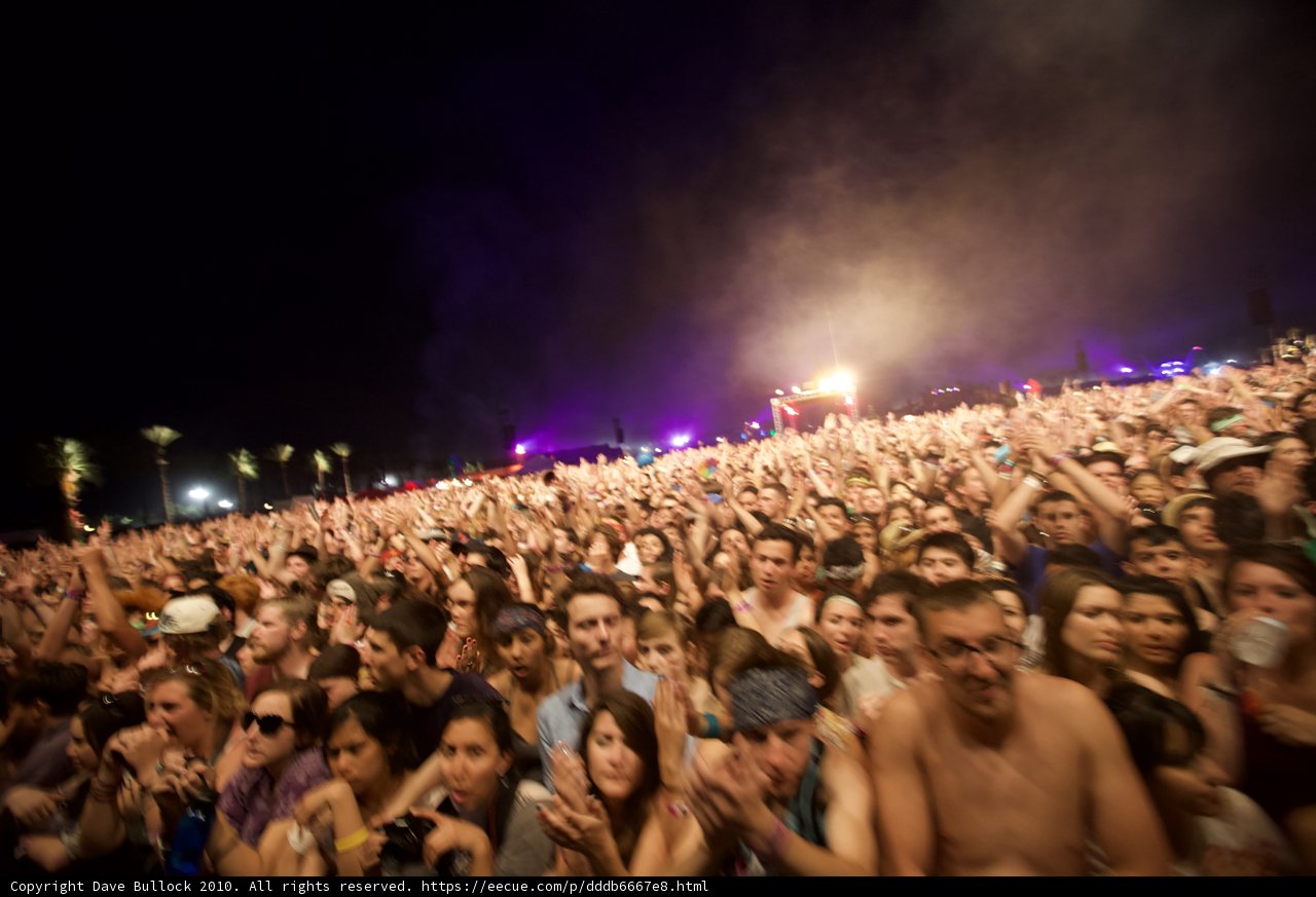 Coachella Music Festival Crowd