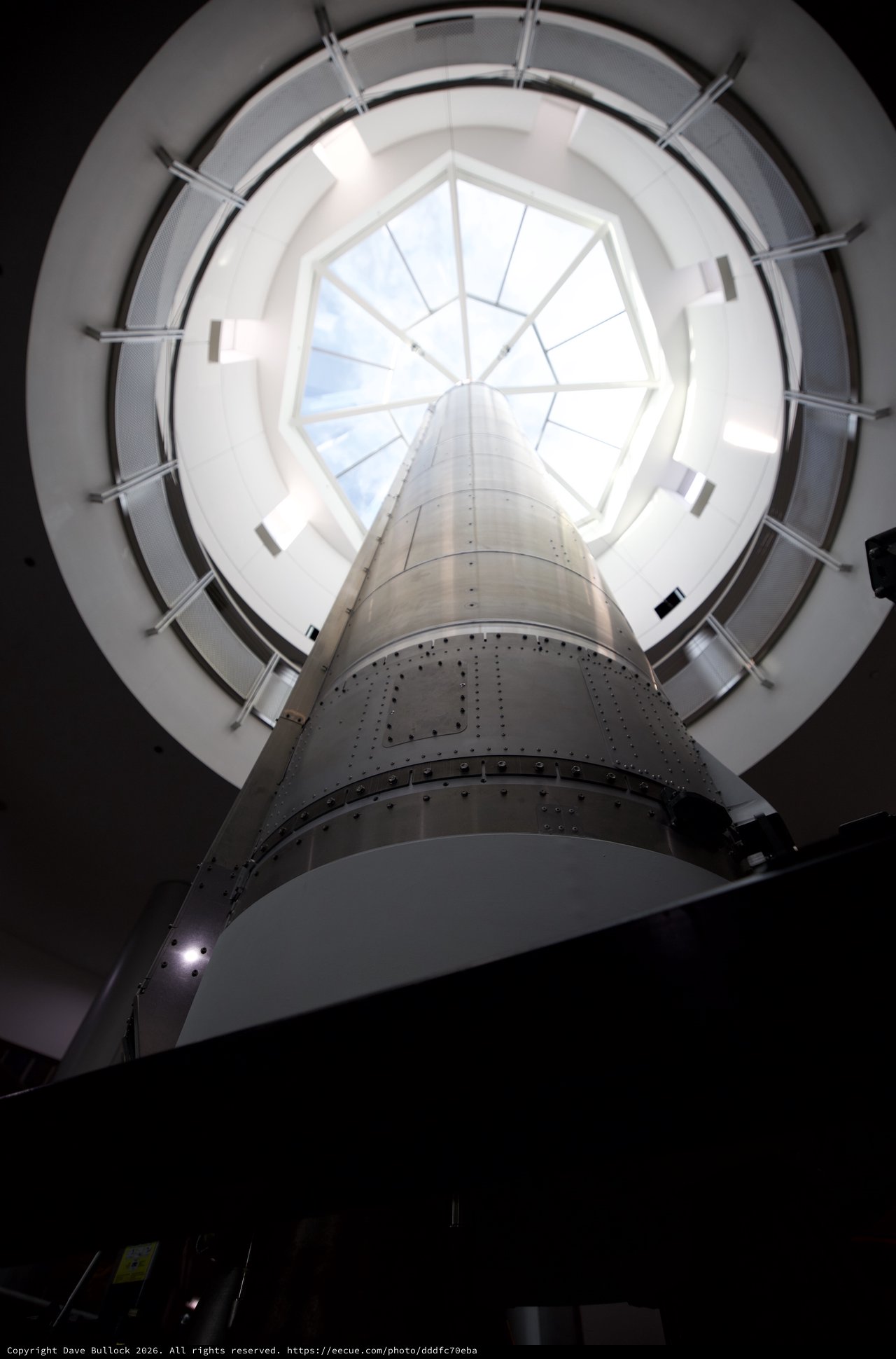 Ascending Through the Observatory Dome Skylight