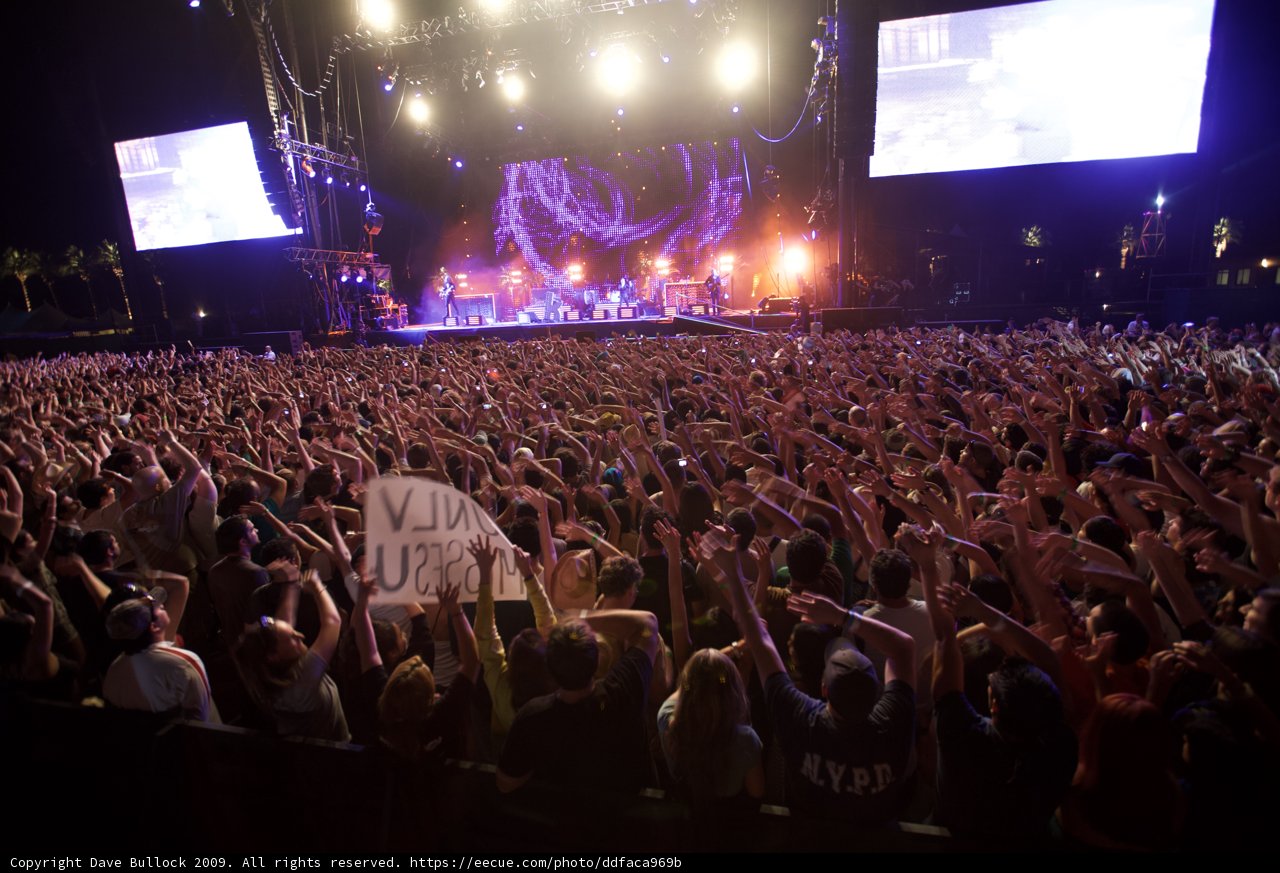 Energized Crowd at Coachella 2009