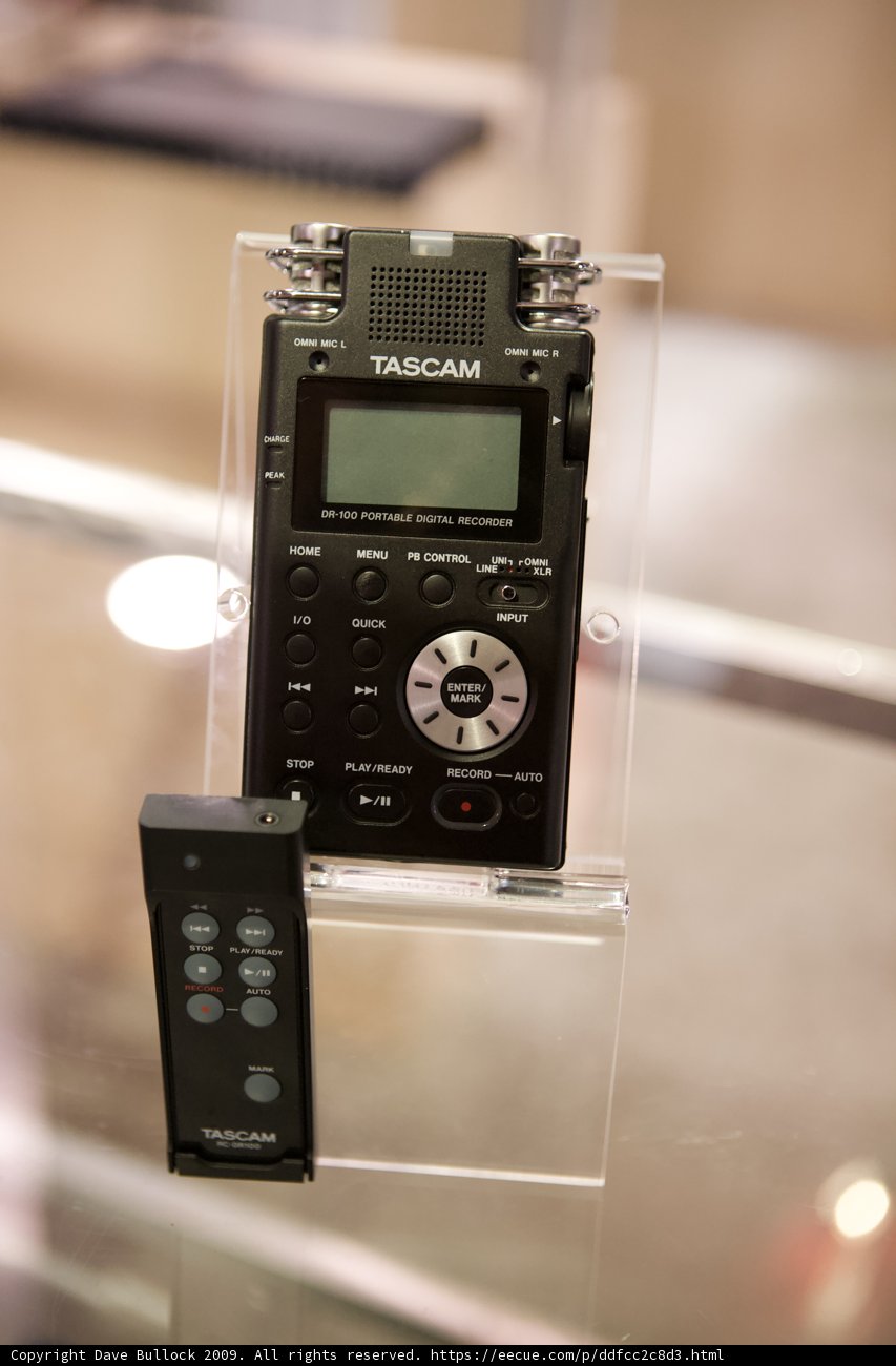 Cutting-Edge Digital Recorder and Remote Control on Display