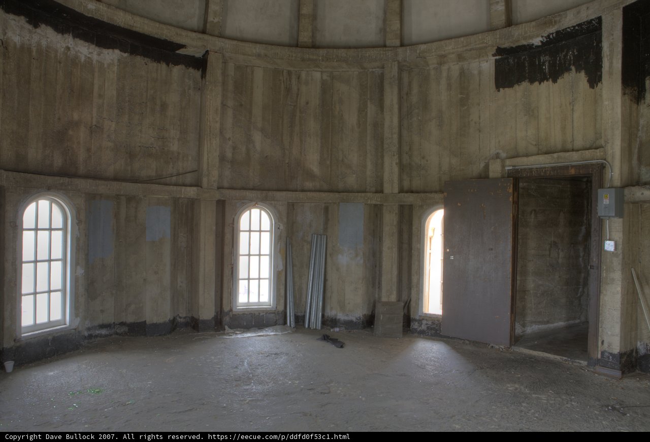 Round Window in Architectural Wonder