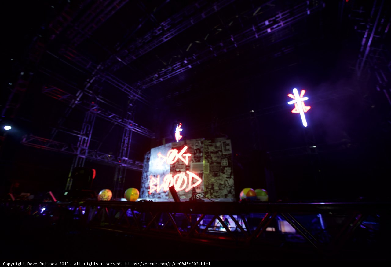 Neon Balloon Stage at Coachella