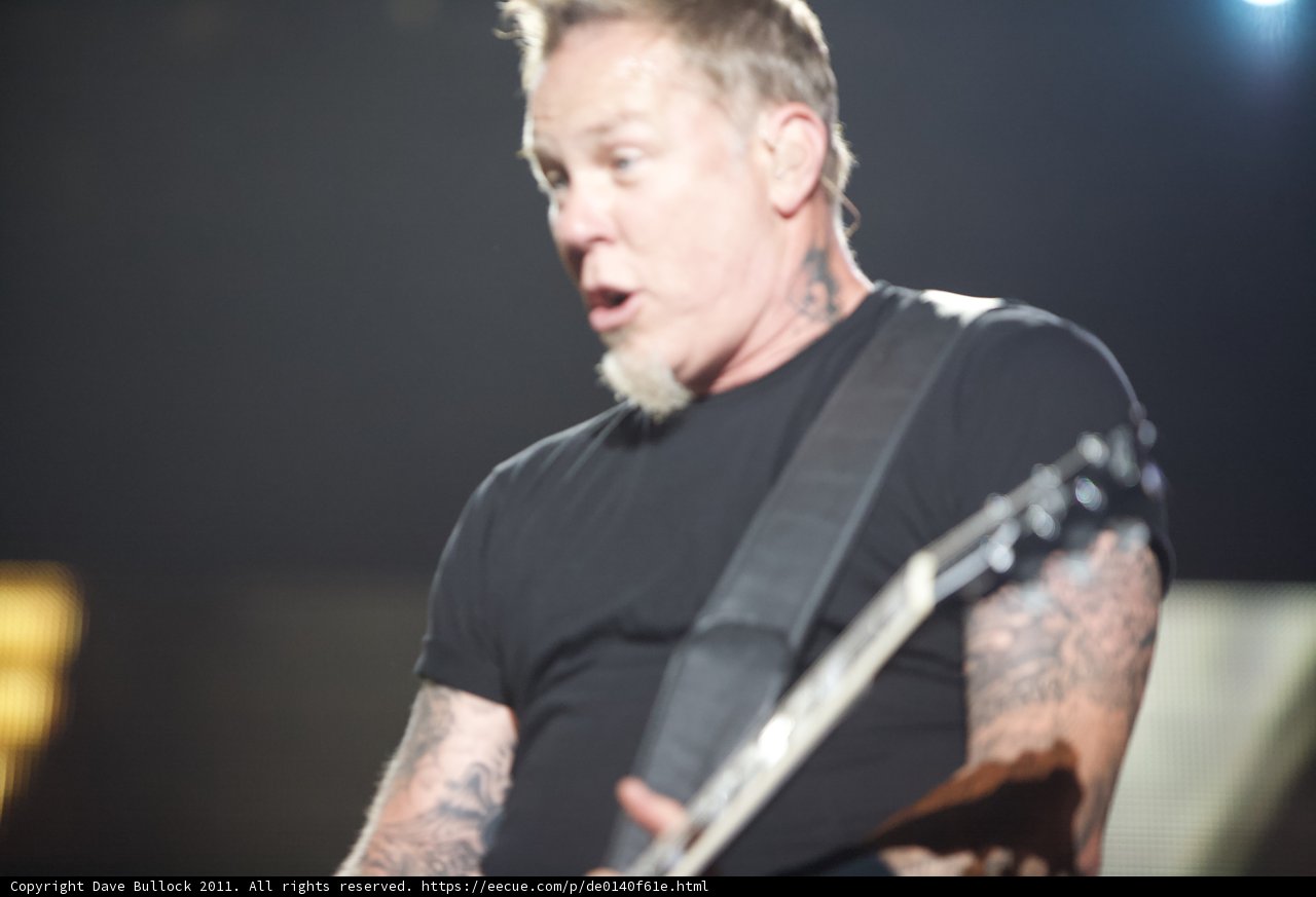 James Hetfield Rocks the Big Four Festival