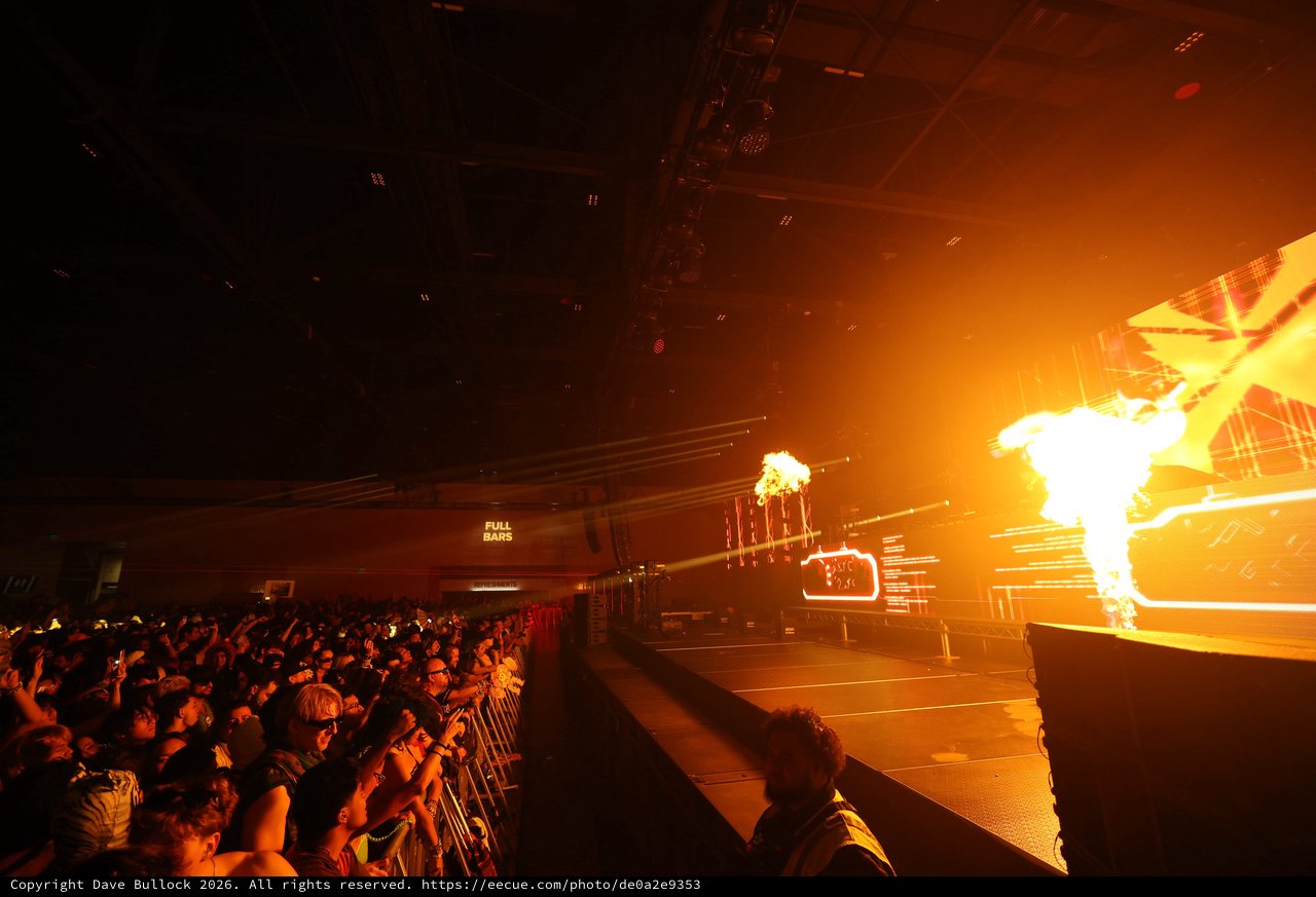 Pyrotechnic Fireball Erupts Over Wobbleland Festival Crowd