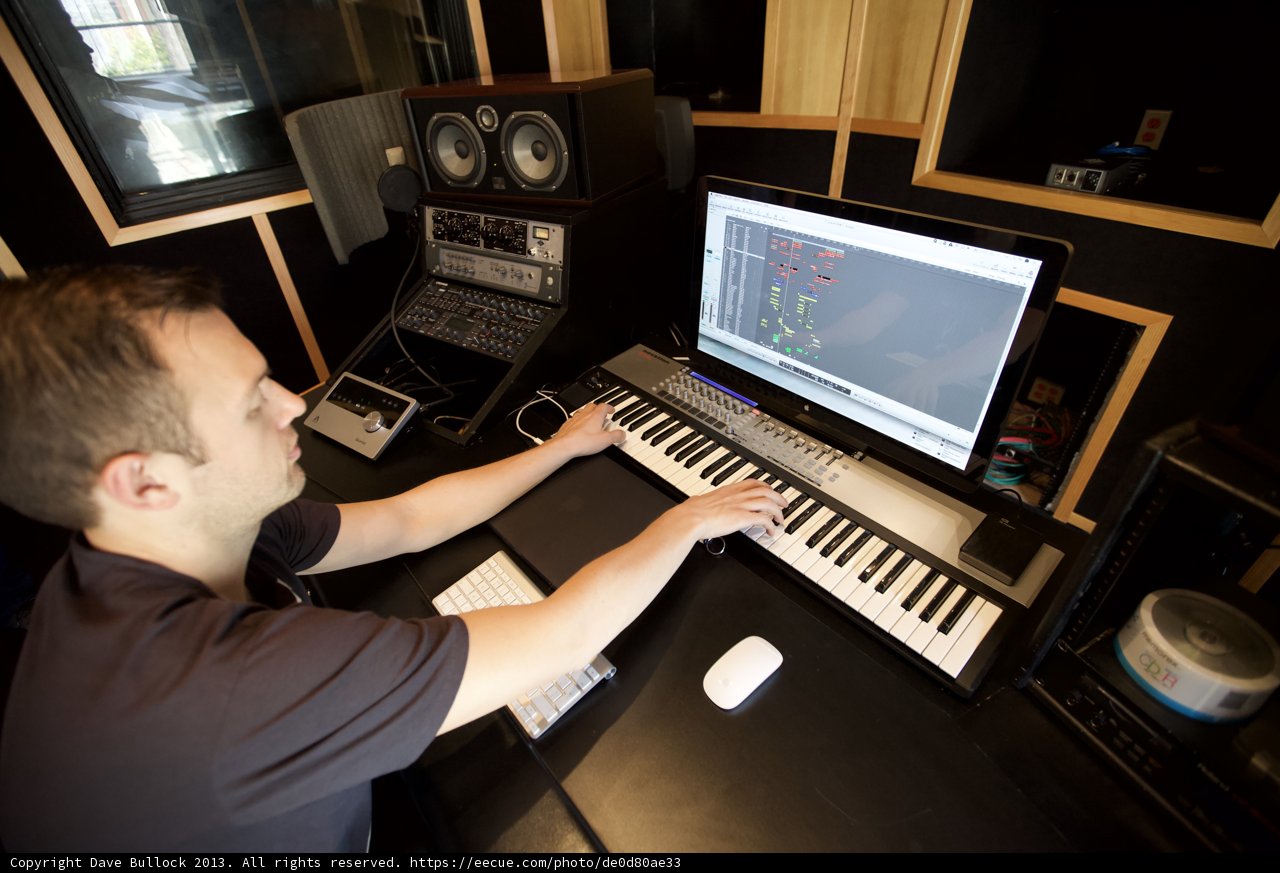 Keyboard Virtuoso at Work