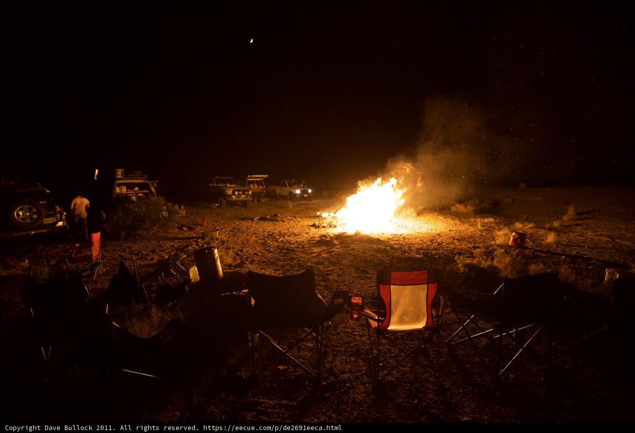 Bonfire Night: Relaxing Outdoors on Folding Chairs