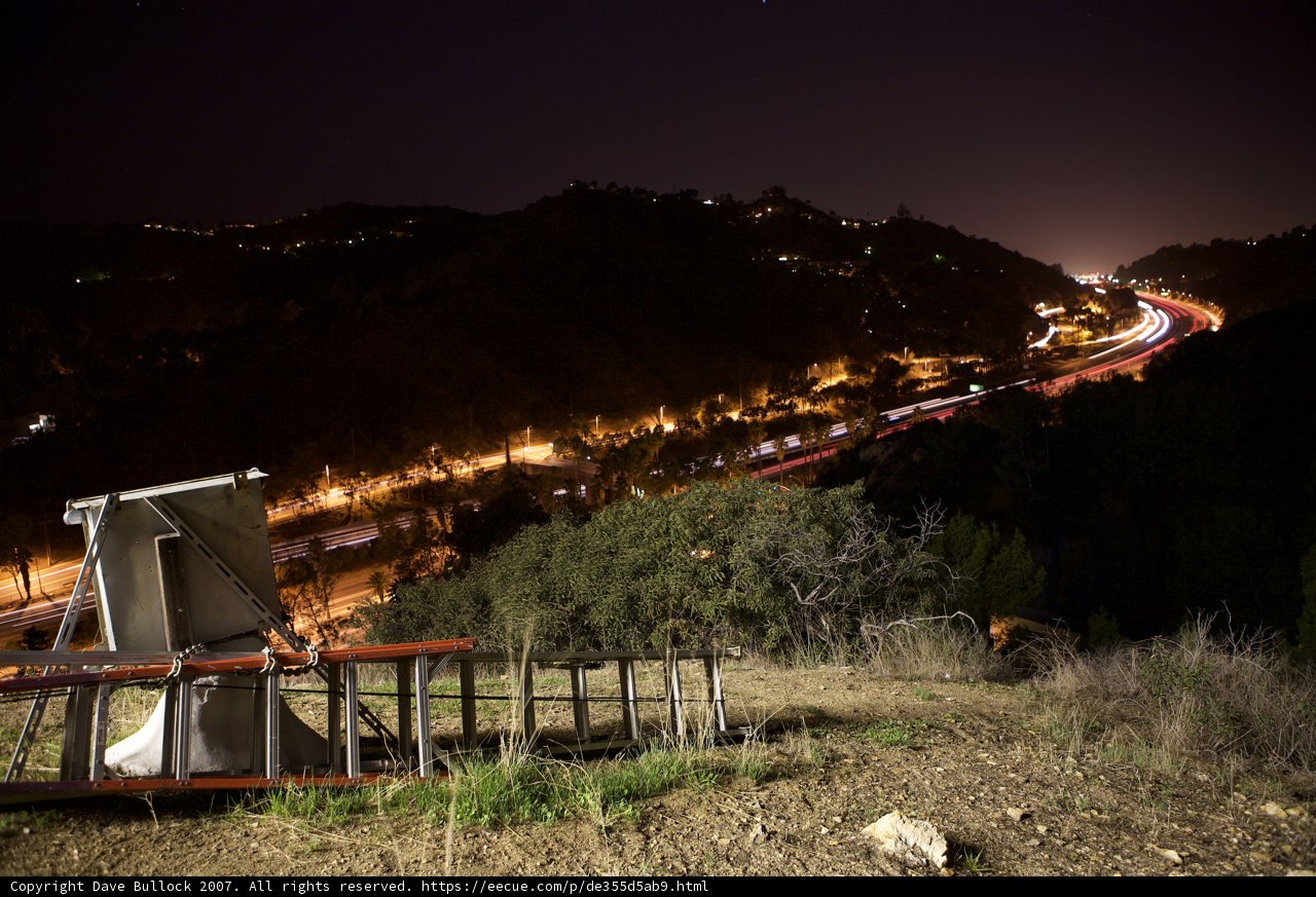 Nighttime Drive on the Freeway