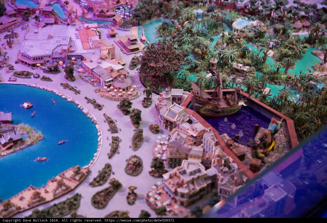 An Architectural Marvel: Miniature City Model with Water Park