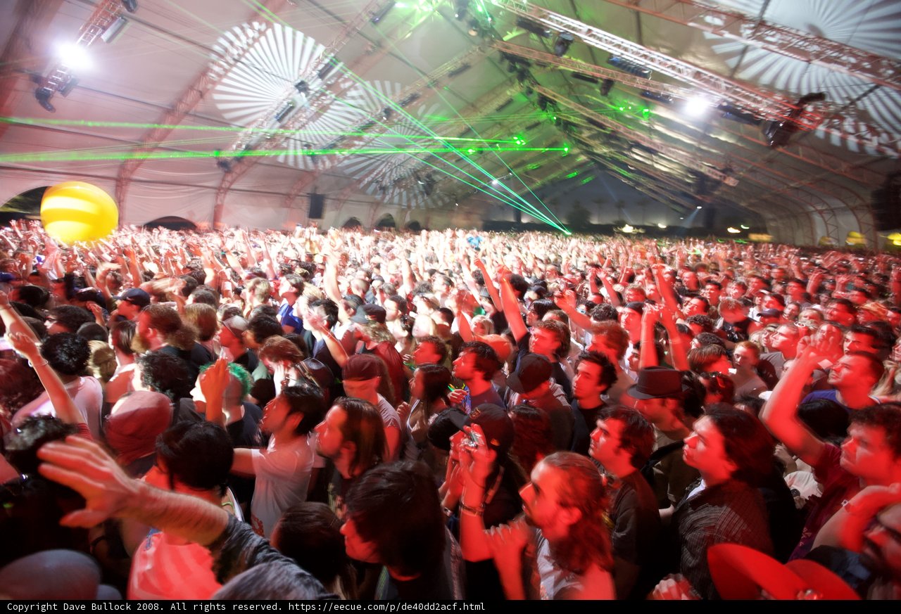Coachella Music Festival Crowd