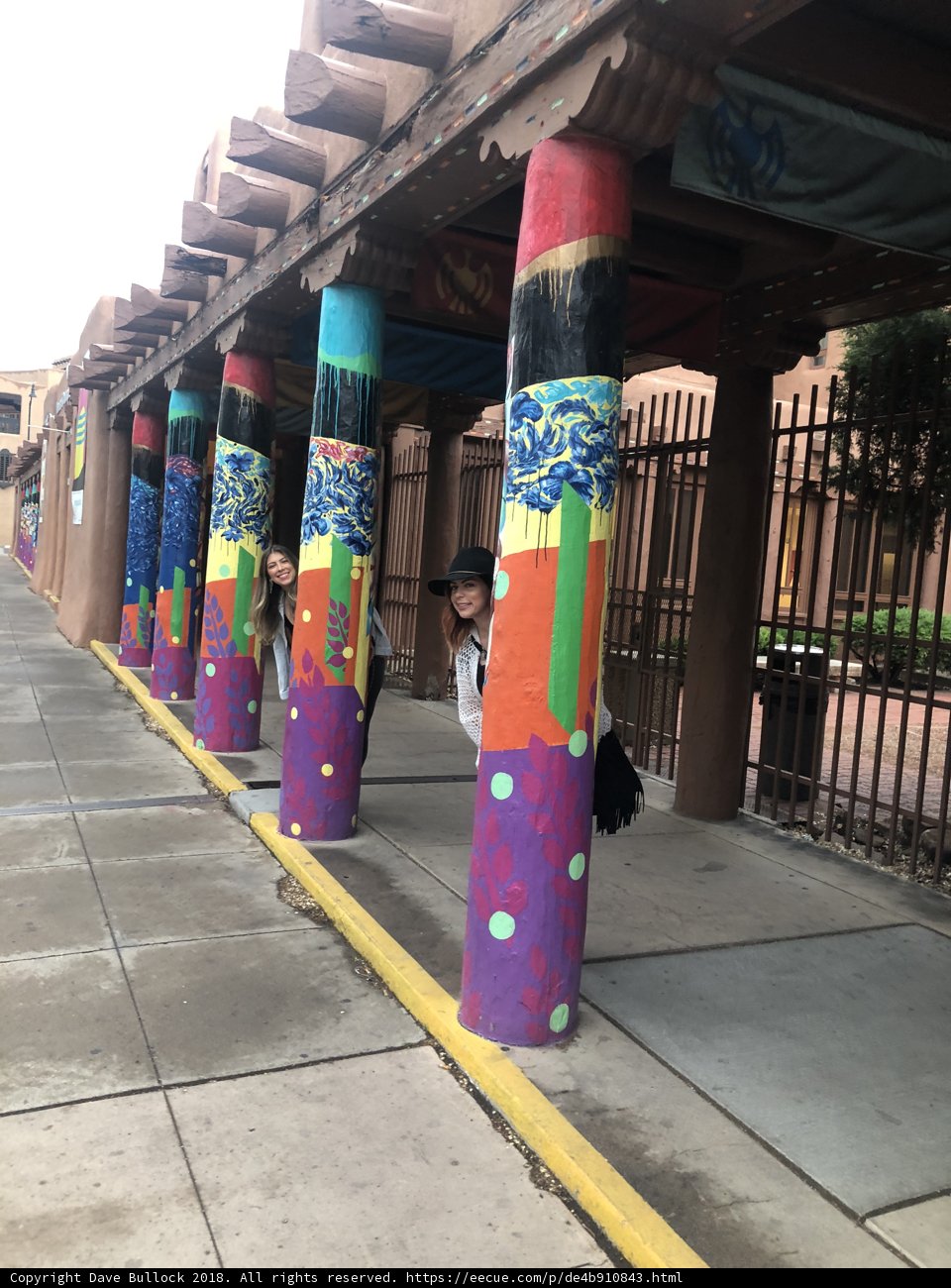 Colorful Pillar in Santa Fe