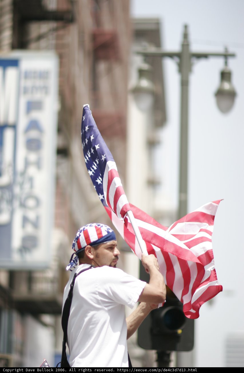 Patriotic Hardhat Man