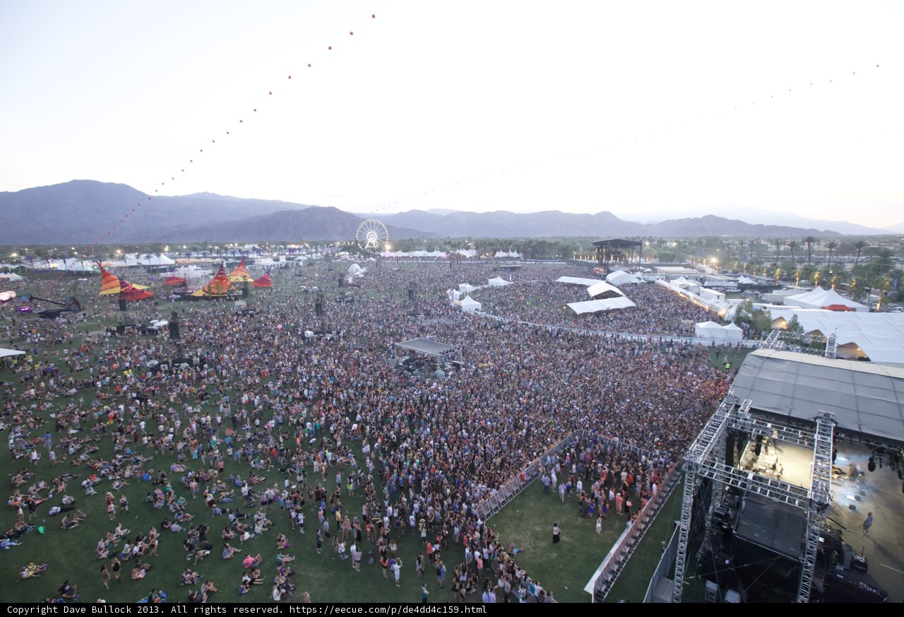 Coachella Festival Crowd