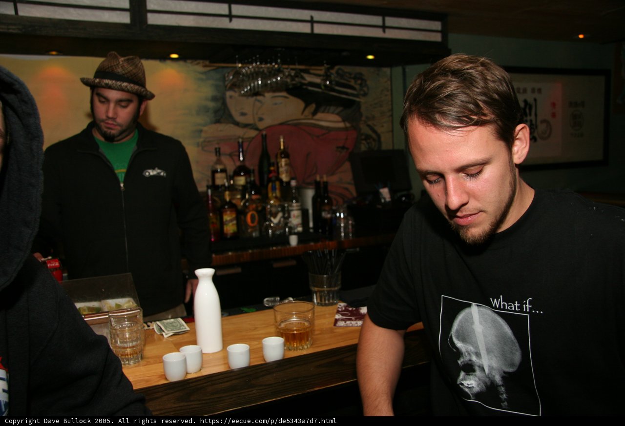 Black Hoodie at the Pub