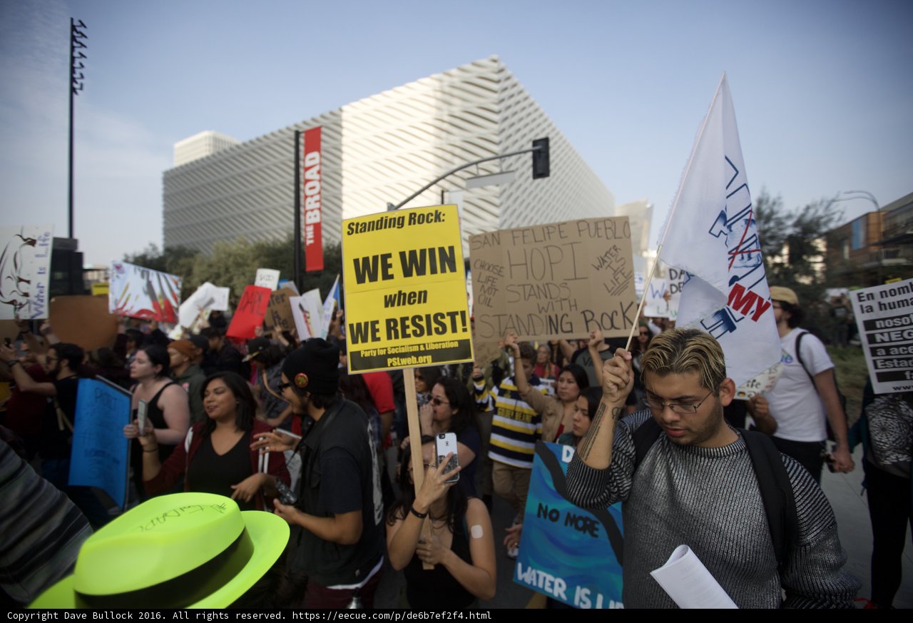 Pre-Coachella Protest and Flowers