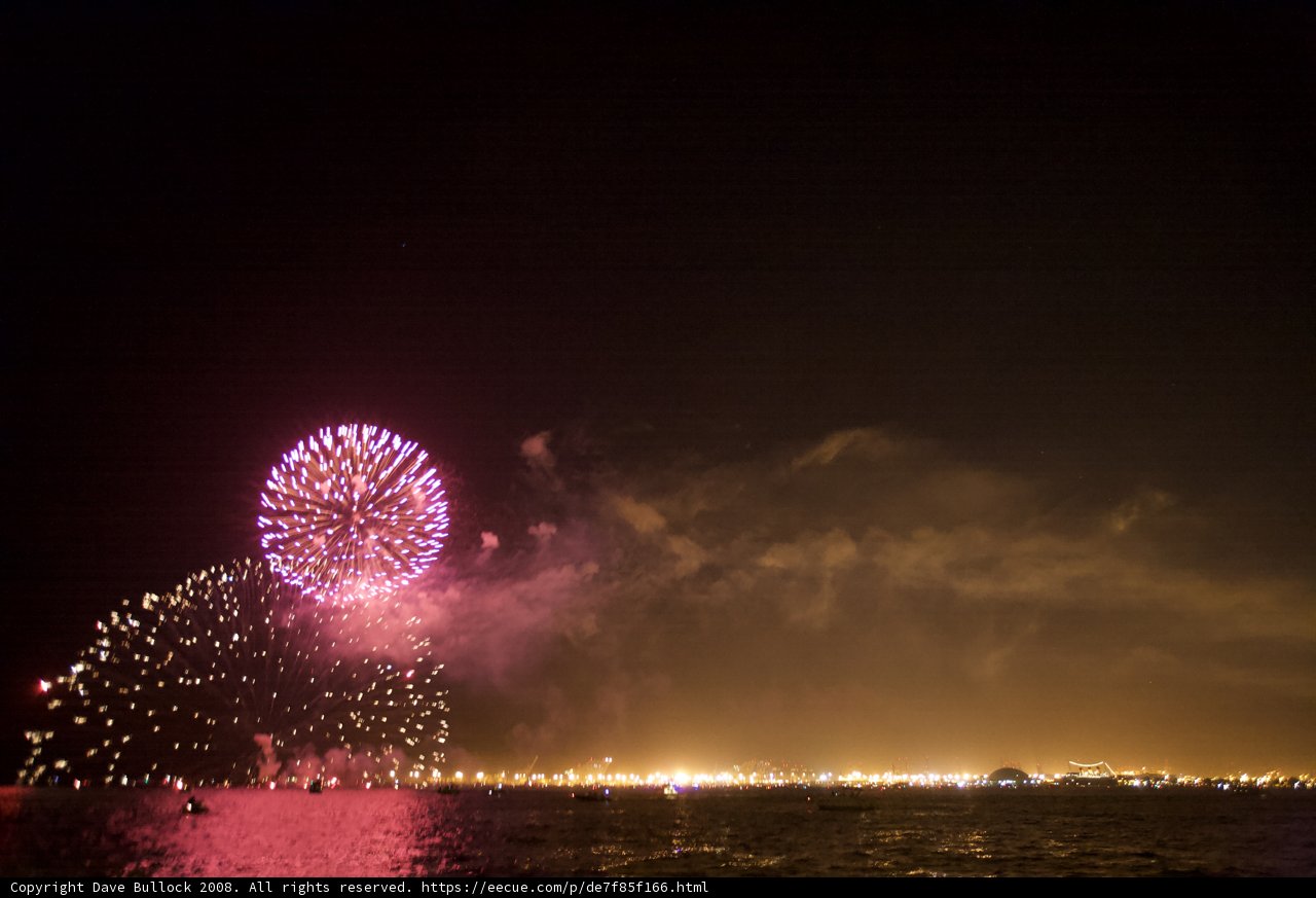 Illuminating the Bay: 4th of July Fireworks