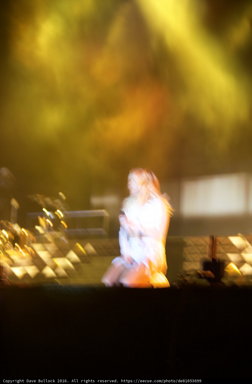 Spotlight on her