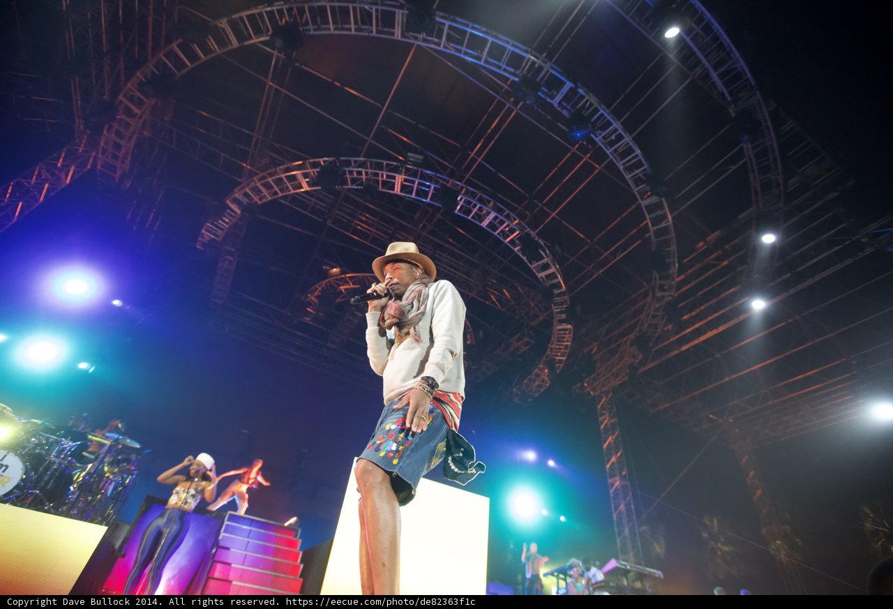 Pharrell Williams Rocks the Stage at Coachella
