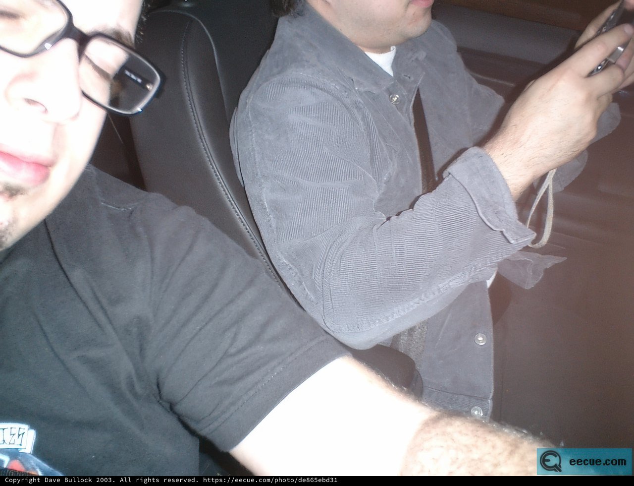 Dave B behind the wheel