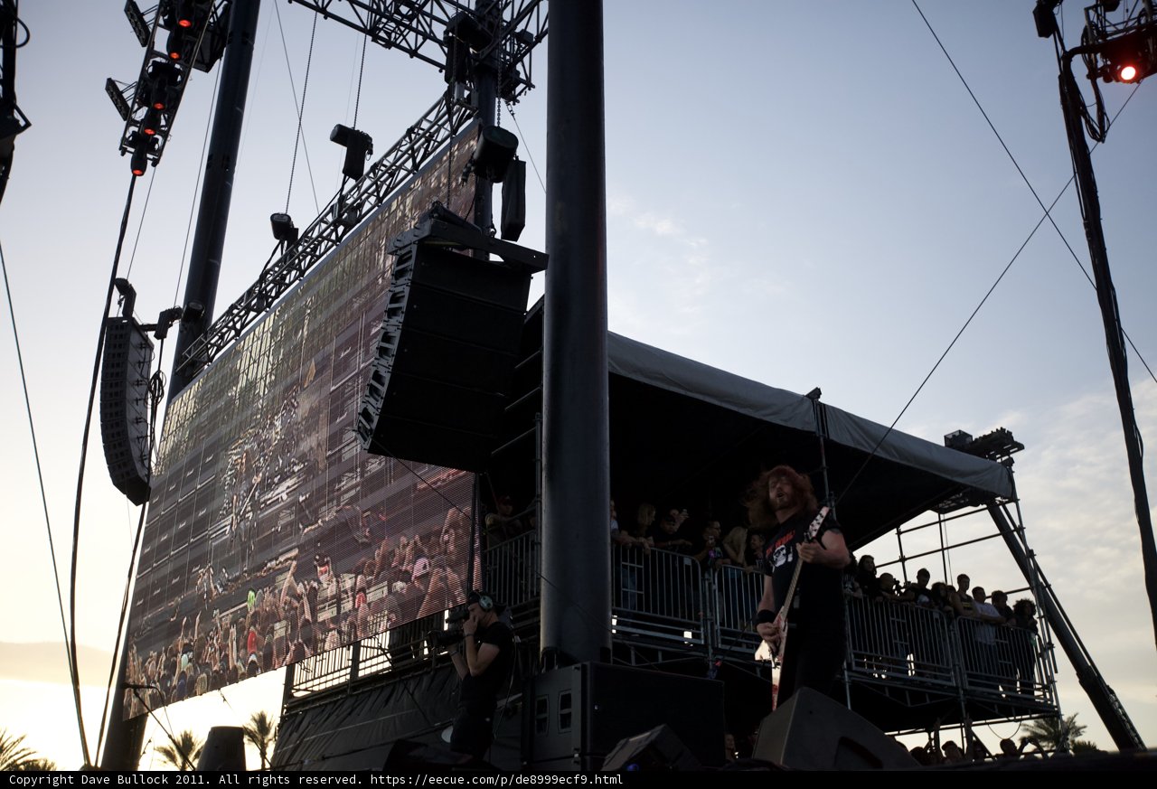 Gary Holt Rocks the Outdoor Stage at Big Four Festival
