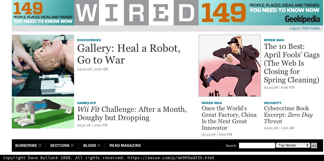 Wired Magazine Advertisement