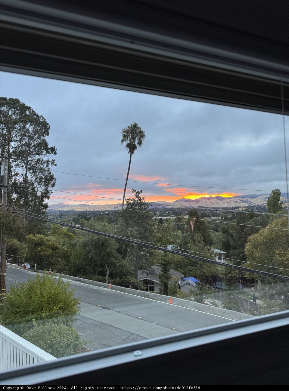**Dawn's Embrace Over the Suburban Horizon**