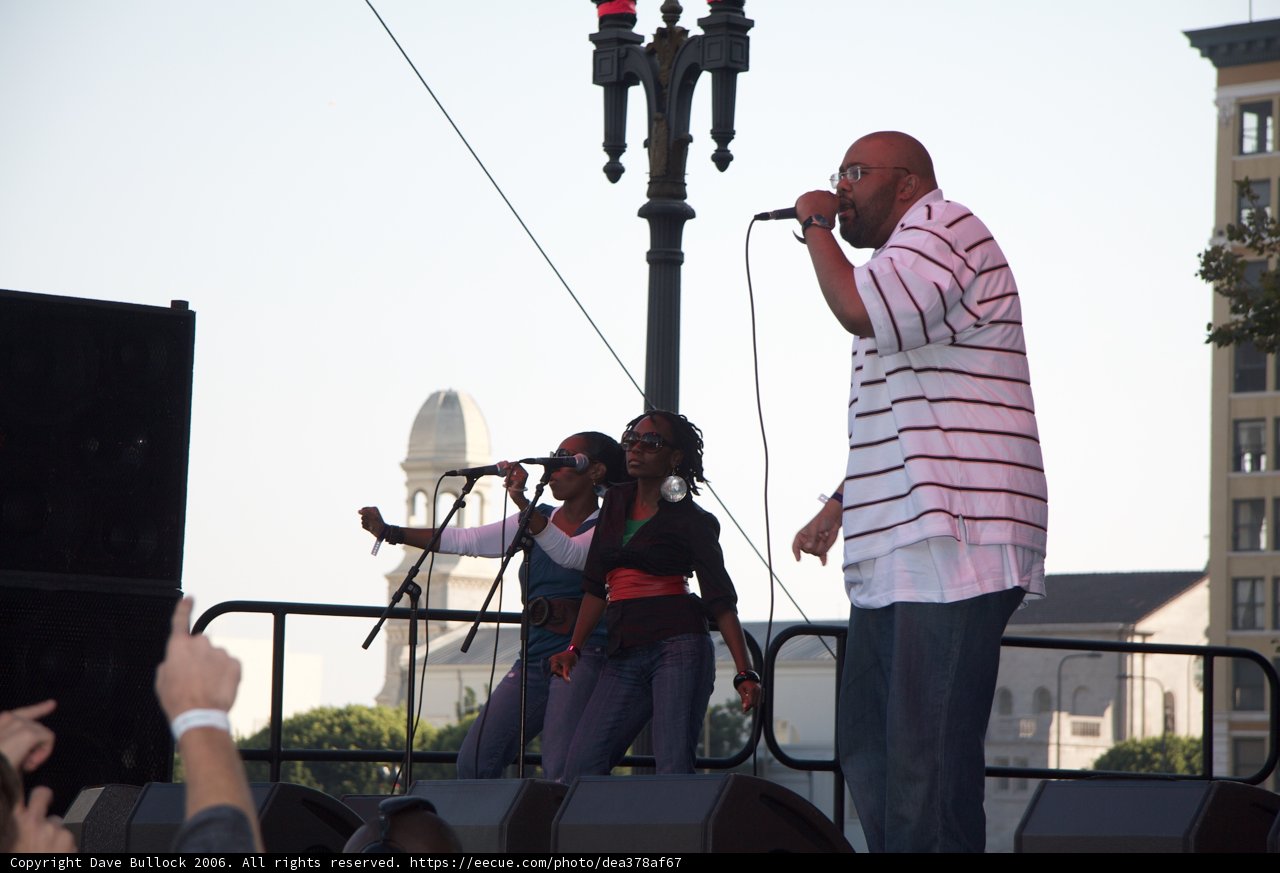 Gift of Gab Rocks the Stage with 3 Microphones