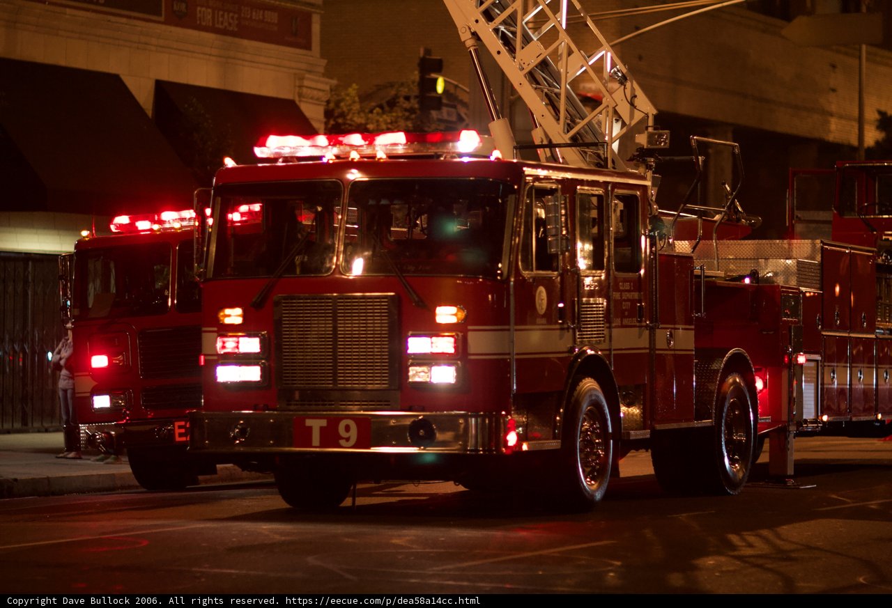 Blazing Red Fire Truck
