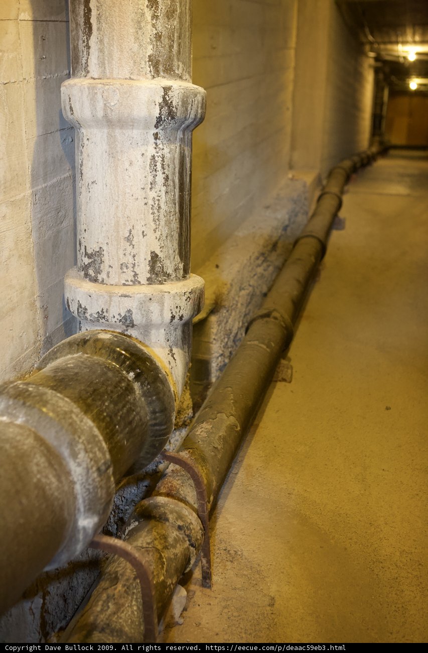 Pipeline in Death Valley Tunnel