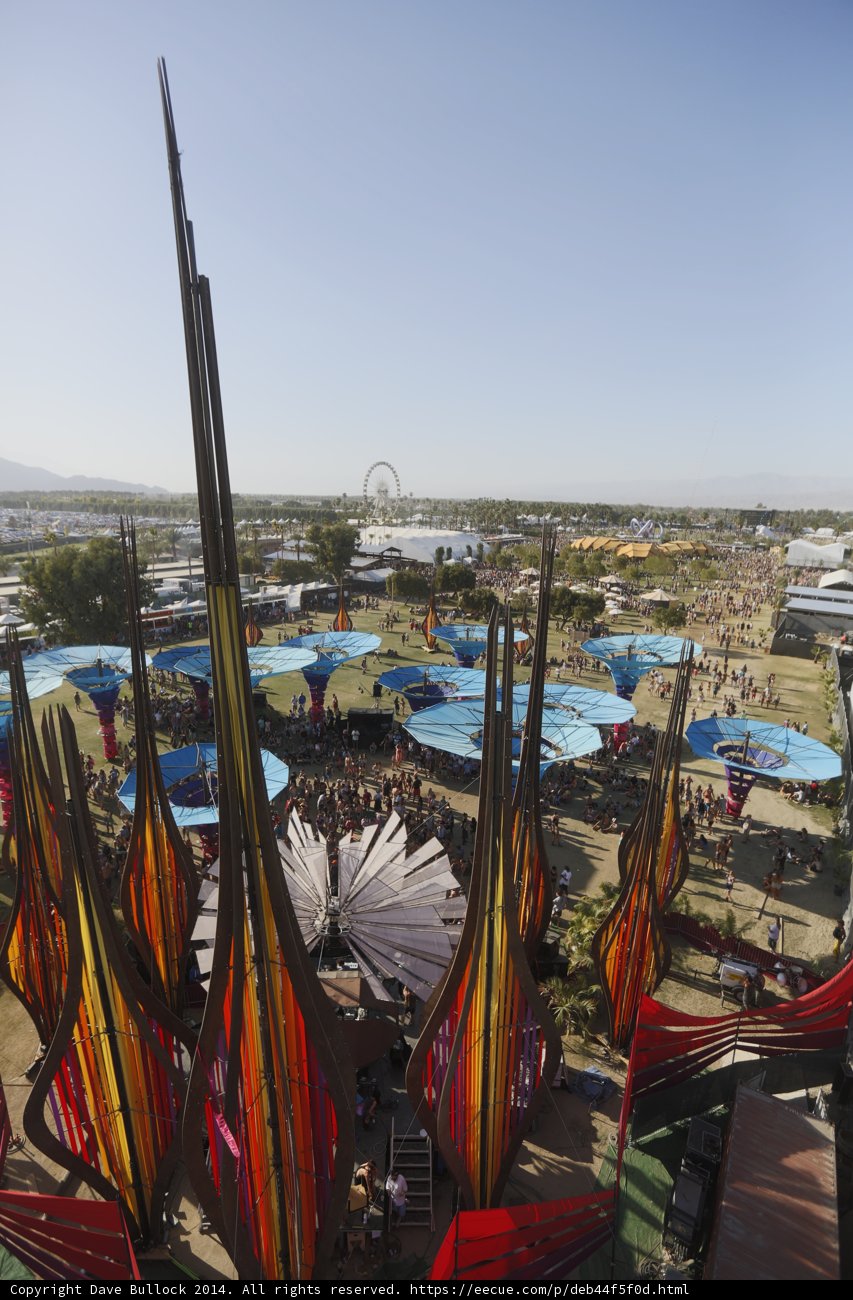 A Bird's Eye View of the Empire Polo Club Festival