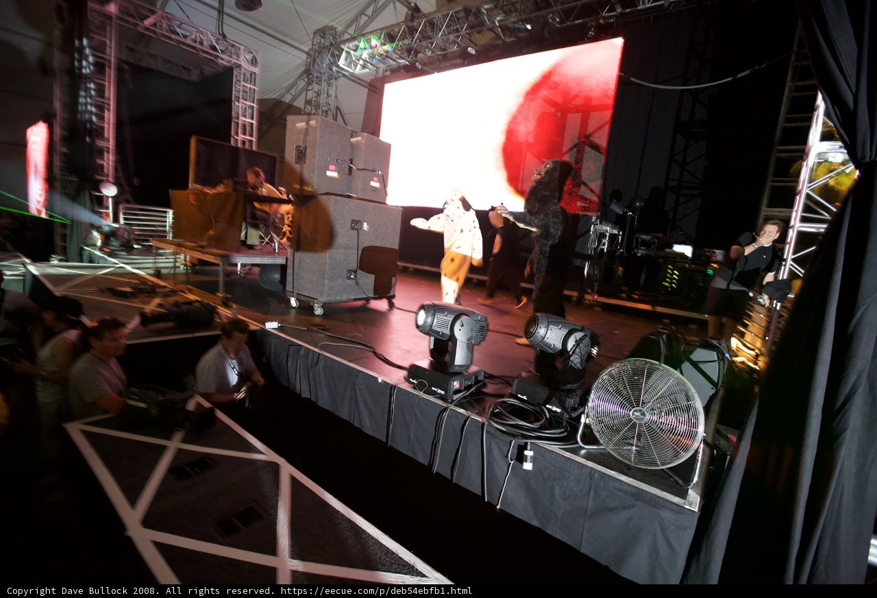 Rocking the Coachella Stage
