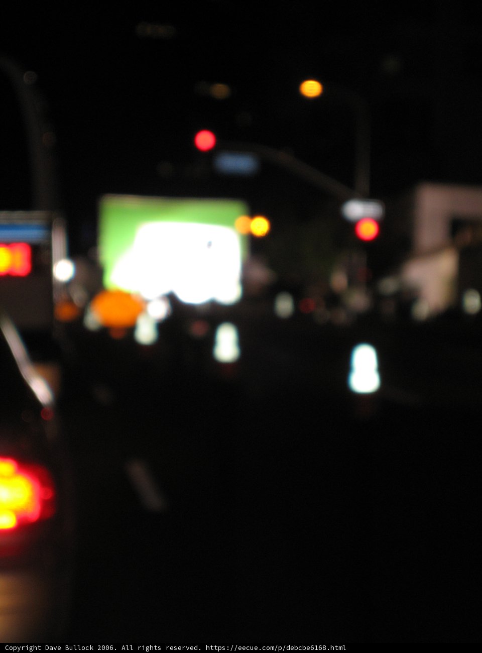 Nighttime Traffic in the City
