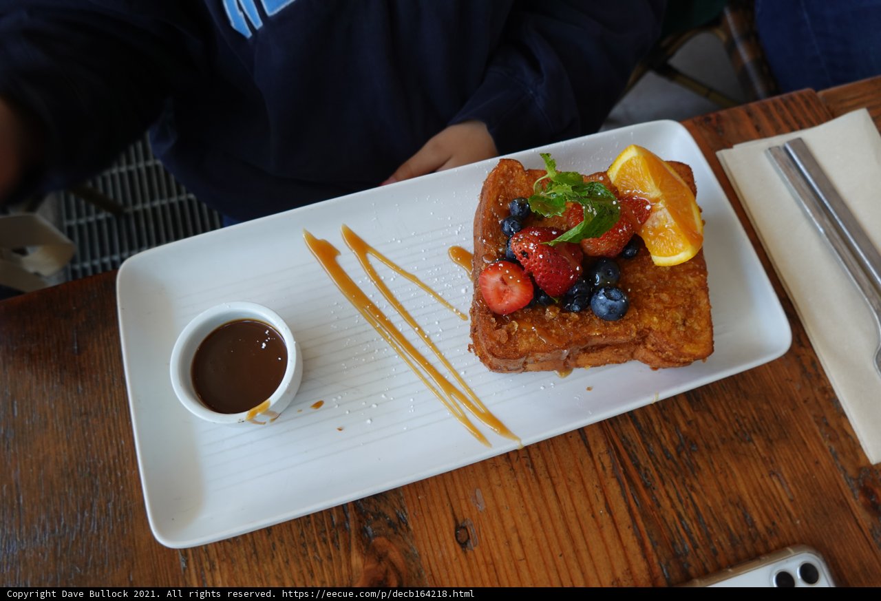 A Sumptuous Plate of French Toast for Brunch
