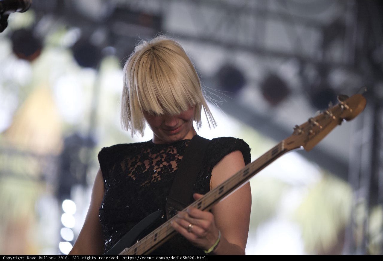 Sharin Foo rocking the Guitar at Coachella 2010