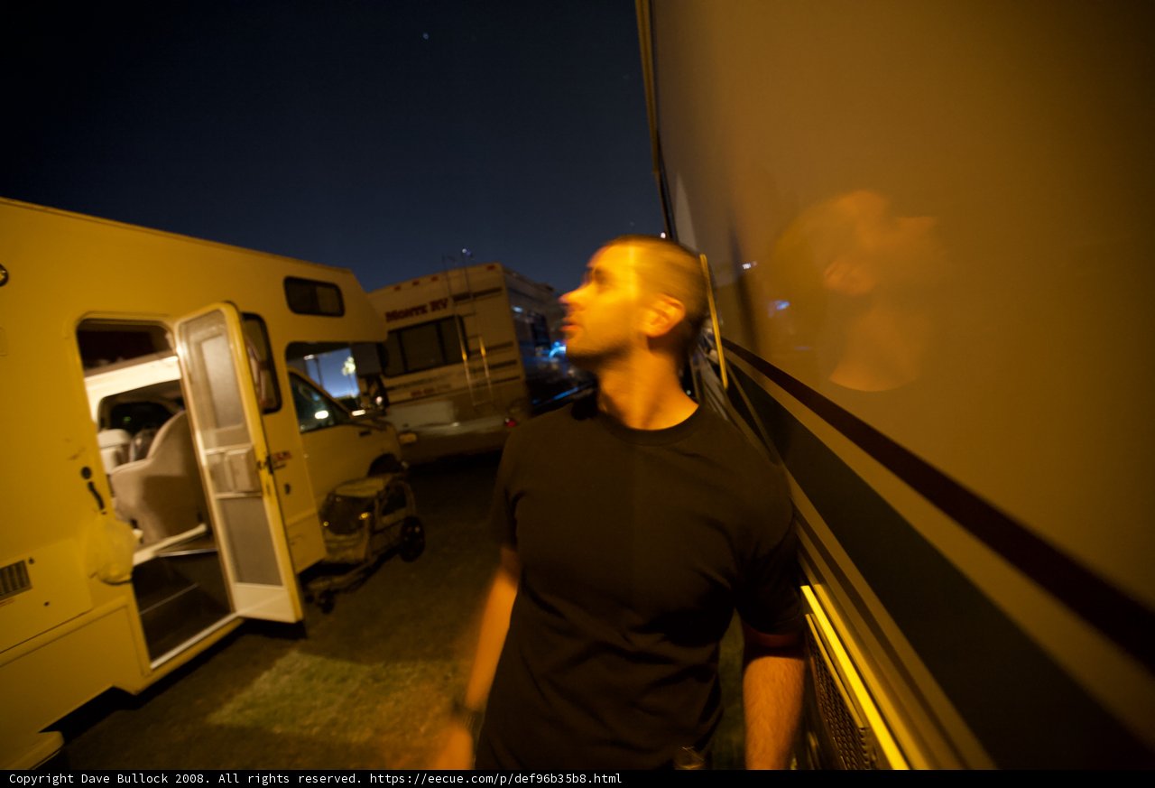 Nighttime RV Adventure