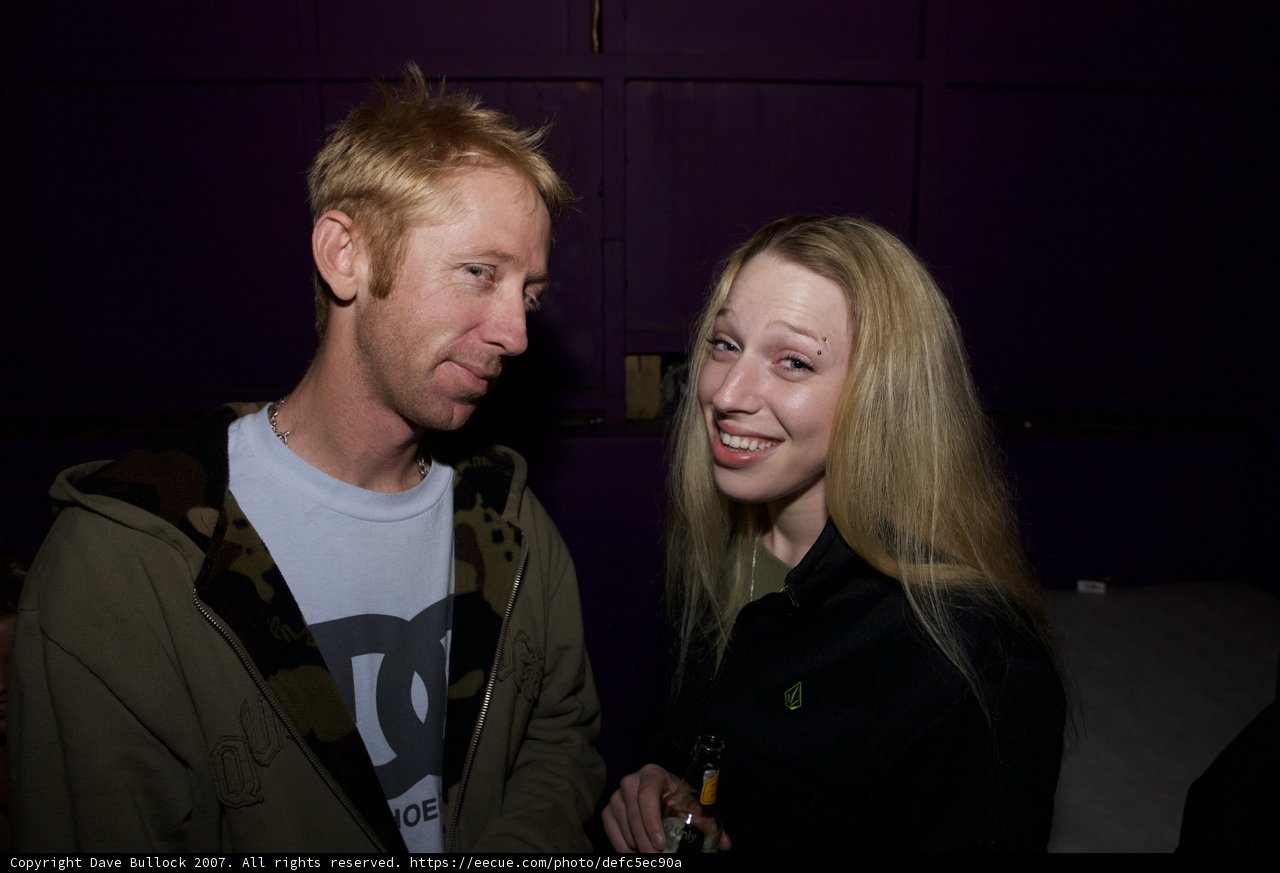 Smiling Couple at a Party