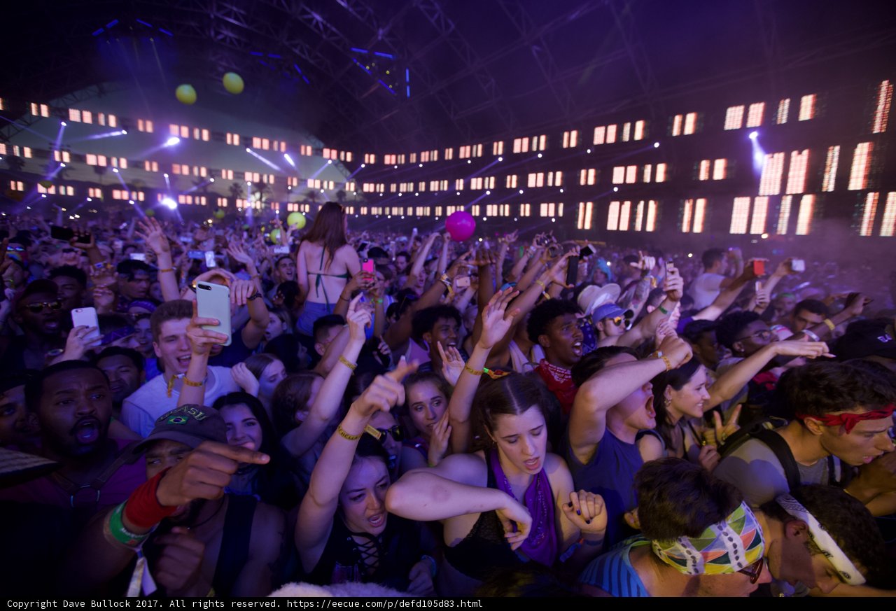 Coachella Crowd Goes Wild