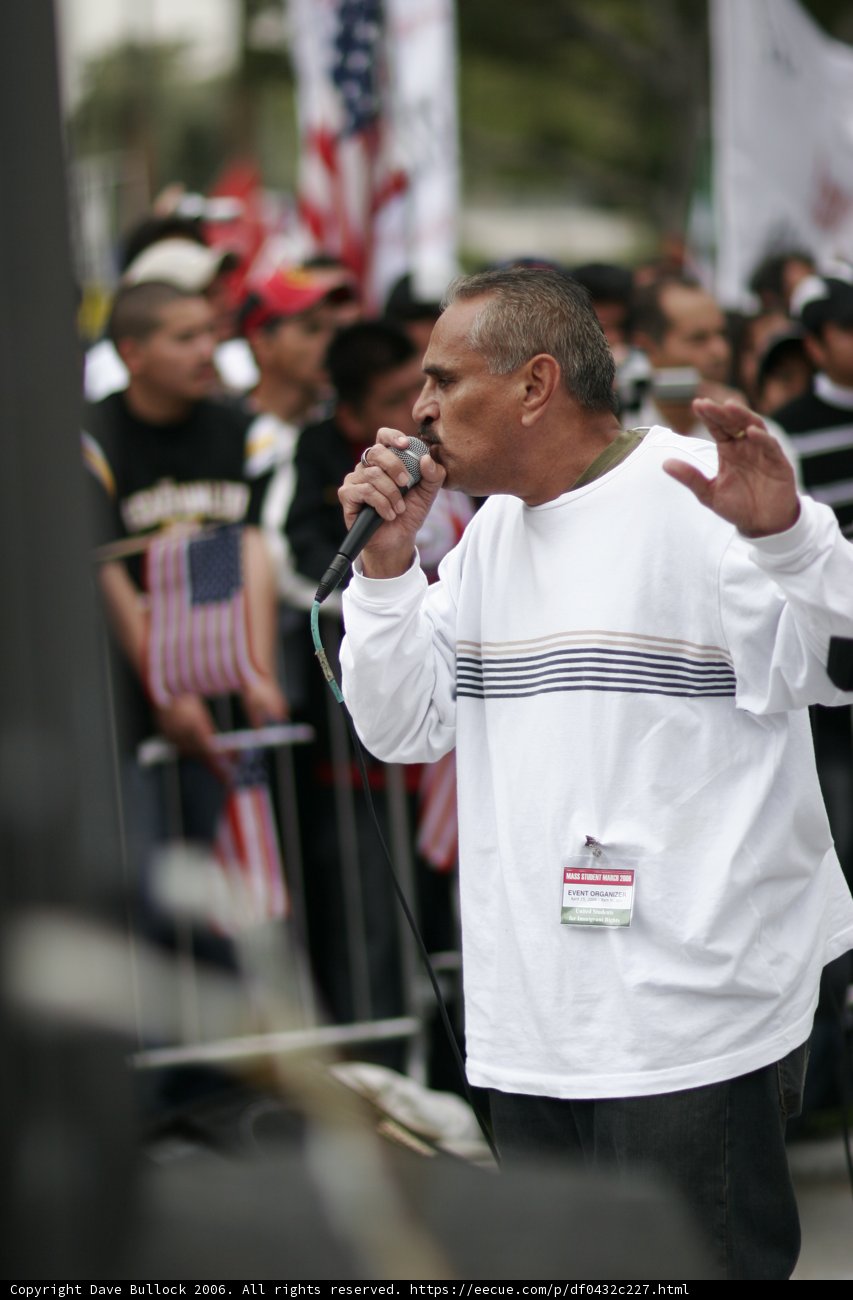 Student Speaker at Protest Rally