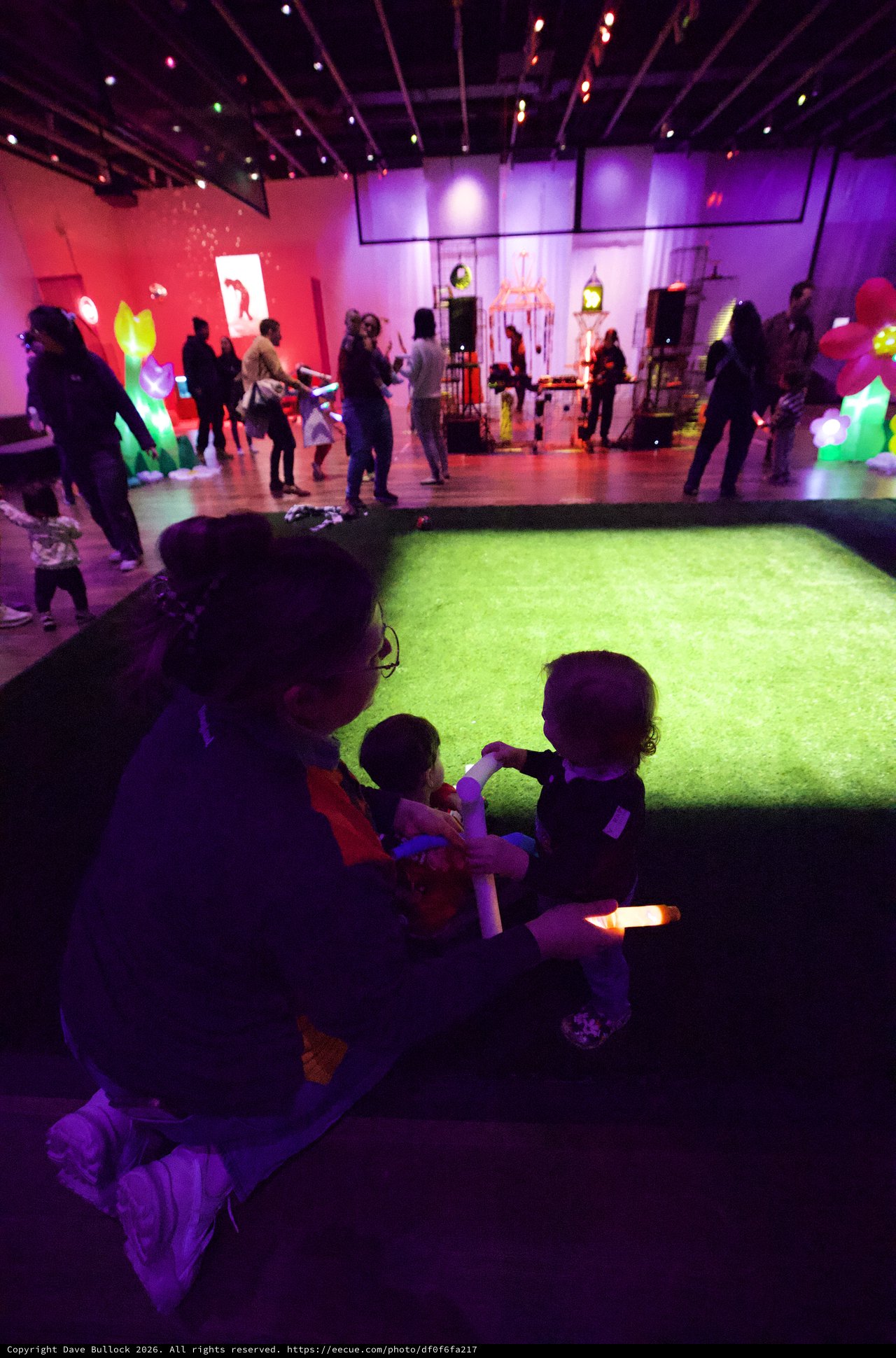 Baby Rave Interactive Light Installation at Asian Art Museum