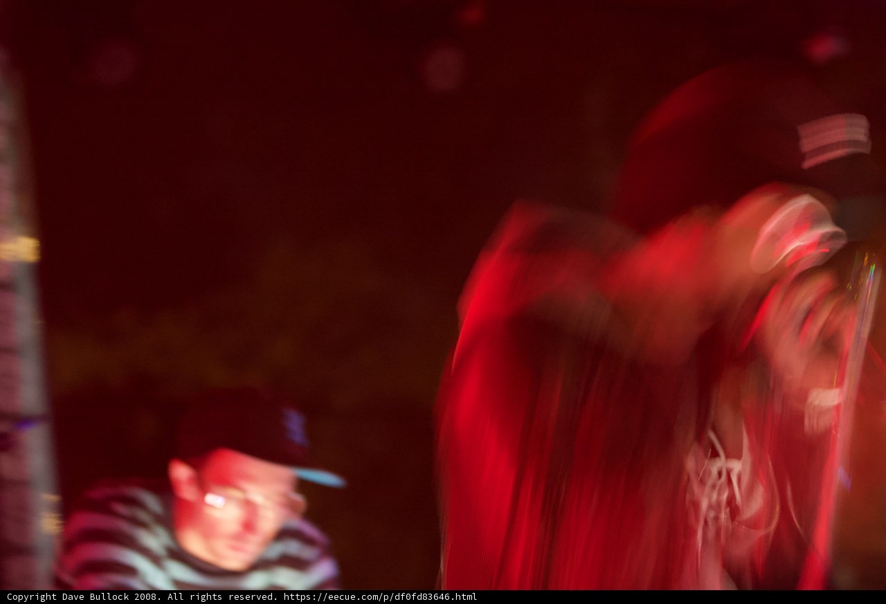 Rocking the Cap at the Night Club