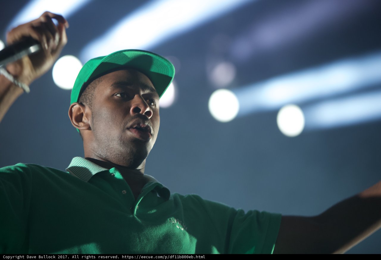 Tyler, The Creator Takes Coachella Stage in Green Hat and Shirt