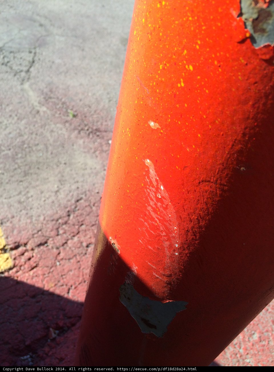 Rusty Handrail on Los Angeles Road