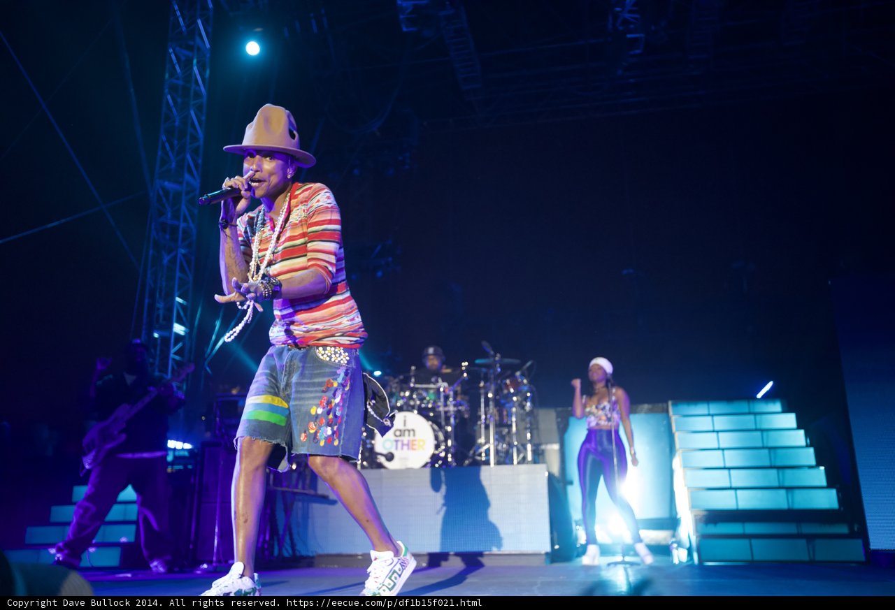 Pharrell Williams Rocks the Stage