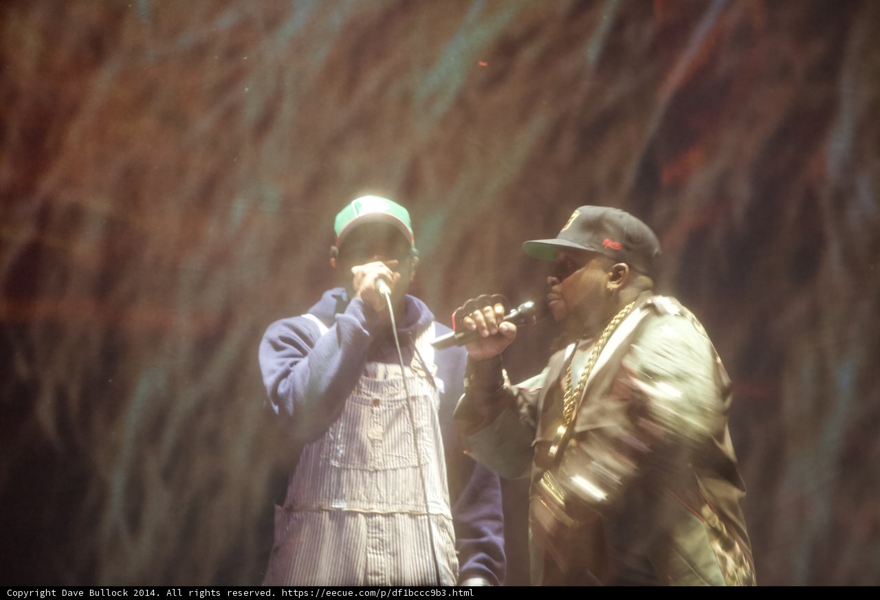 Two Men Performing on Stage