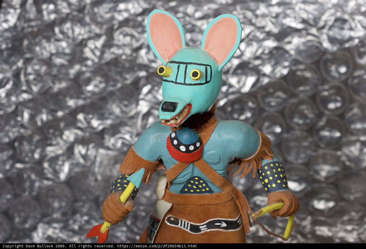 The Blue and Orange Rabbit in Costume