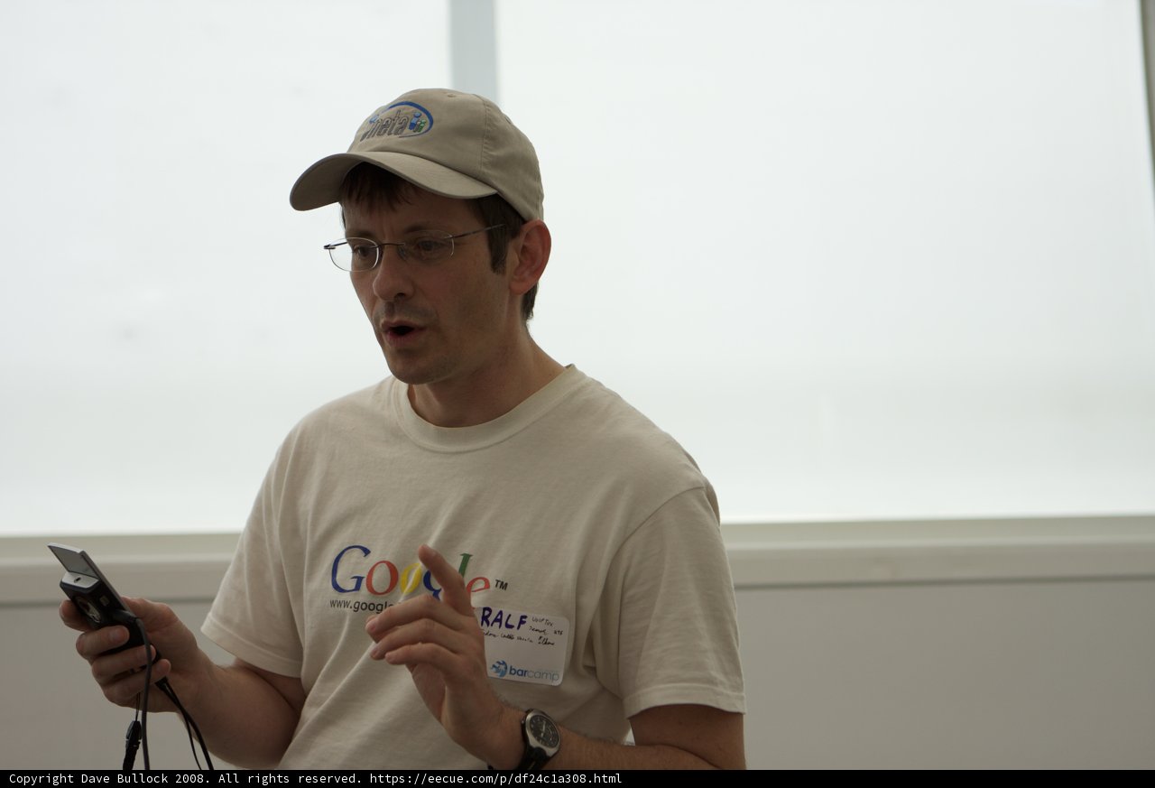 Google Dressed Man on the Phone