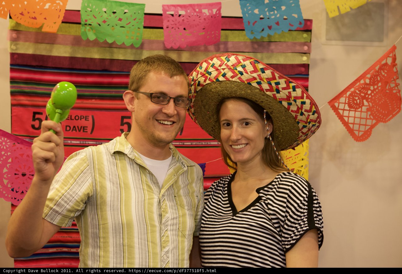 Couple Celebrating 5 Years with a Fiesta