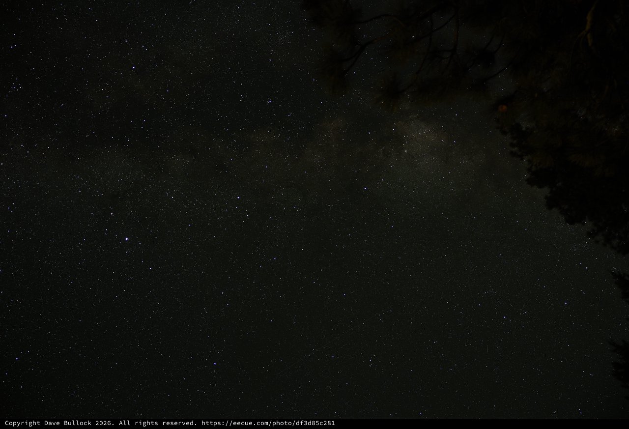Milky Way Arching Over Mount Lassen's Dark Skies