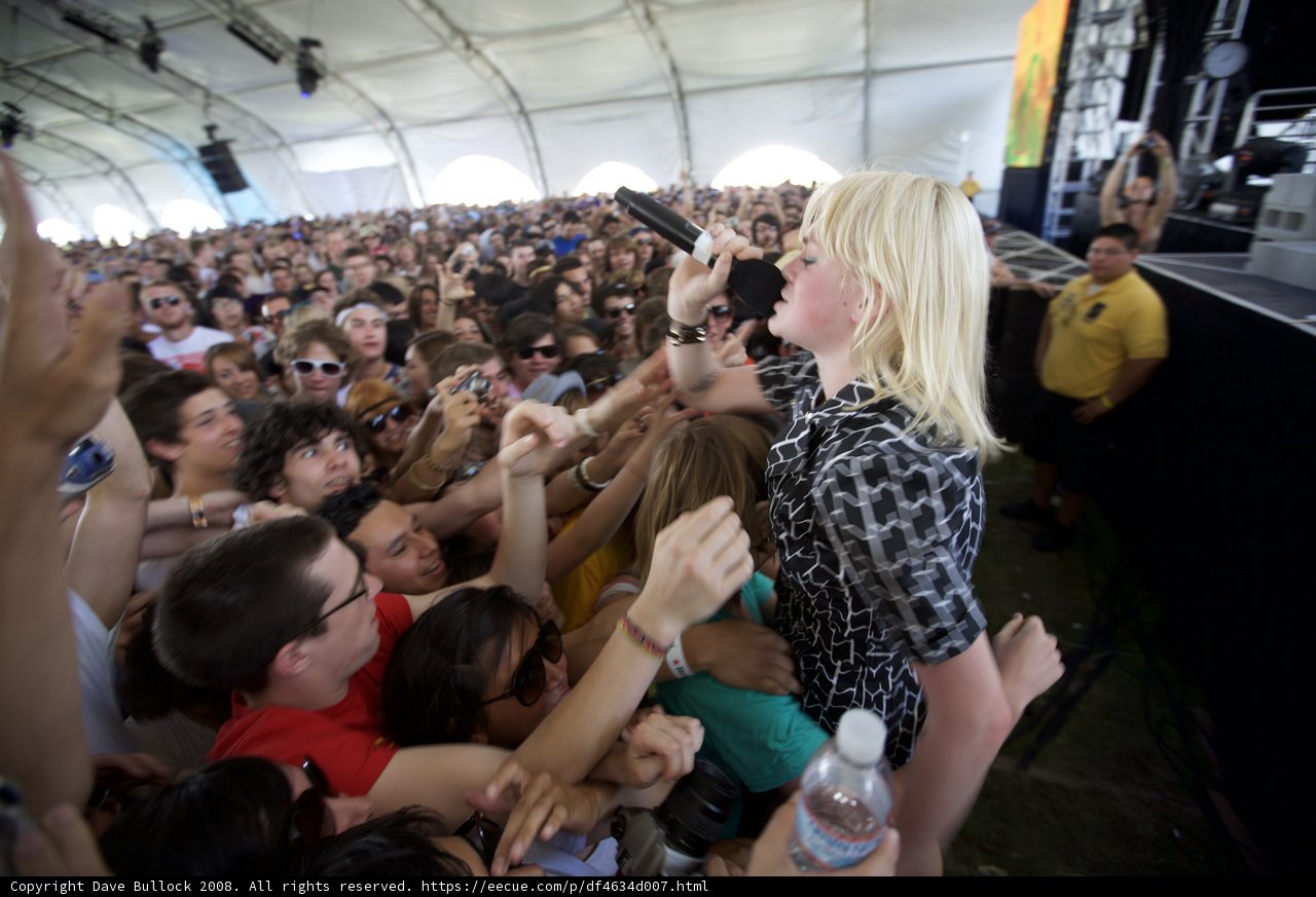Woman with Blonde Hair Takes Coachella by Storm
